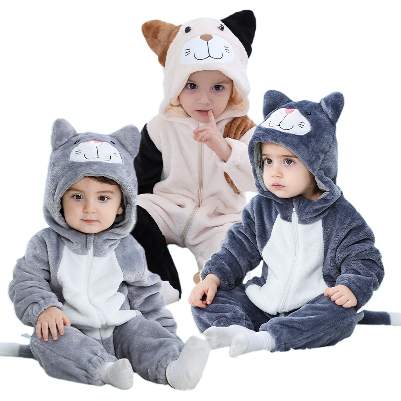 Baby Clothing Zip - Mooi kattenkostuum Baby jongens meisjeskleding Romper
