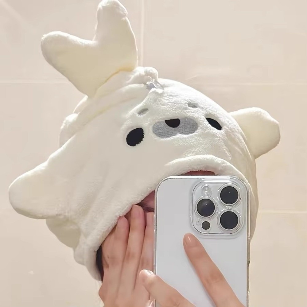 Baby Clothing Wash - Cartoon Baby Seal Droge Haarkap Superabsorberende