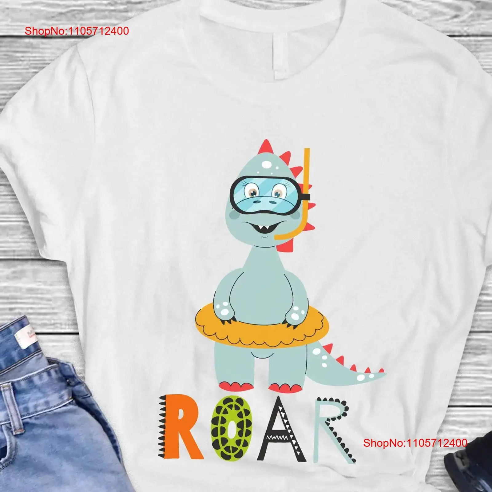 Baby Clothing Wash - Abdl T-shirt Dinosaurus Age Regression Babyfur