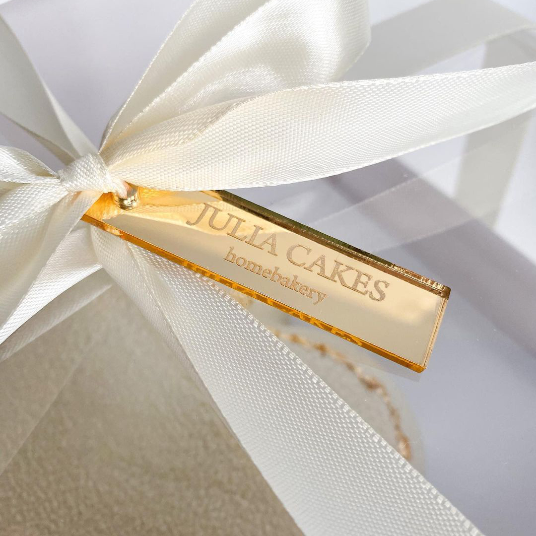 Baby Clothing Names - 30-delige gepersonaliseerde belettering naam gouden spiegel