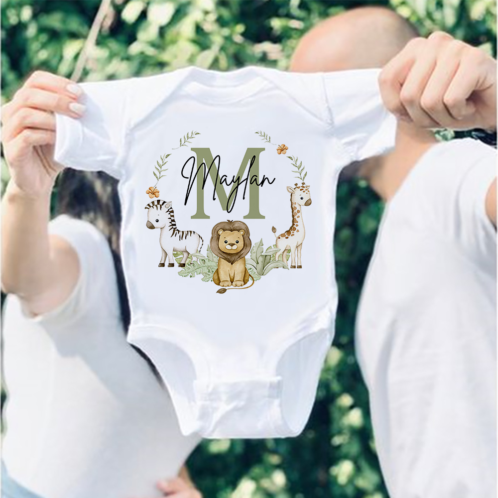 Baby Clothing Names - Gepersonaliseerde baby jumpsuit aangepaste naam pasgeboren