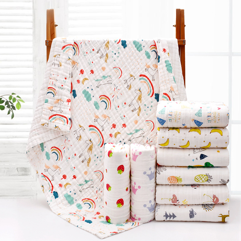 Baby Clothing Fabric - 4-laags gaas babywashandje babybadhanddoek pasgeboren badjas