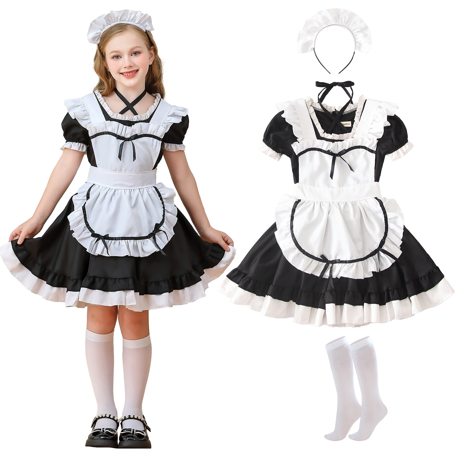 Baby Clothing Size - Meid Cosplay Lolita-kostuumjurk voor meisjes Japan