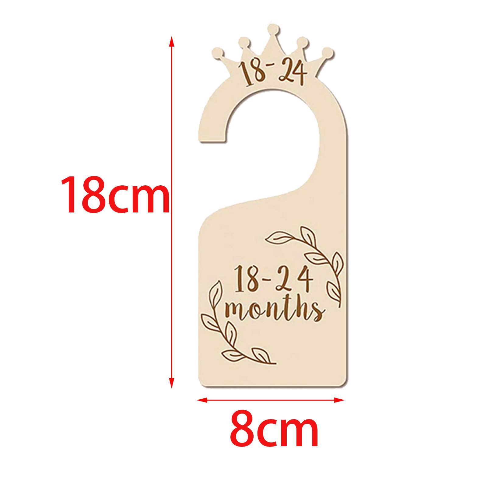 Baby Clothing Hangers - Babykastverdelers Houten Garderobe Organizer Set Dubbelzijdige
