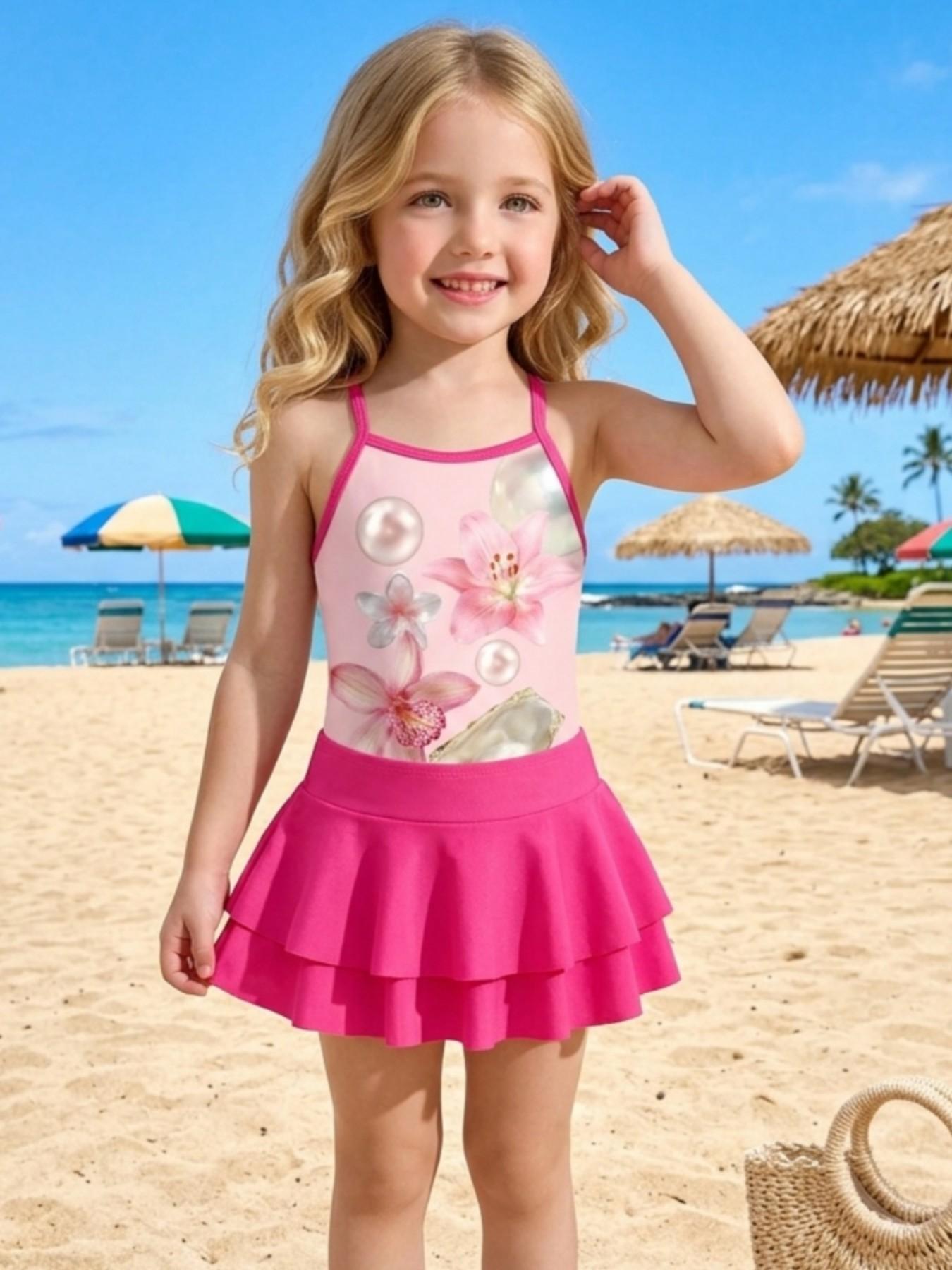 Baby Clothing Bundles - Zomerse casual zwemkleding voor meisjes, meisjeszwempak