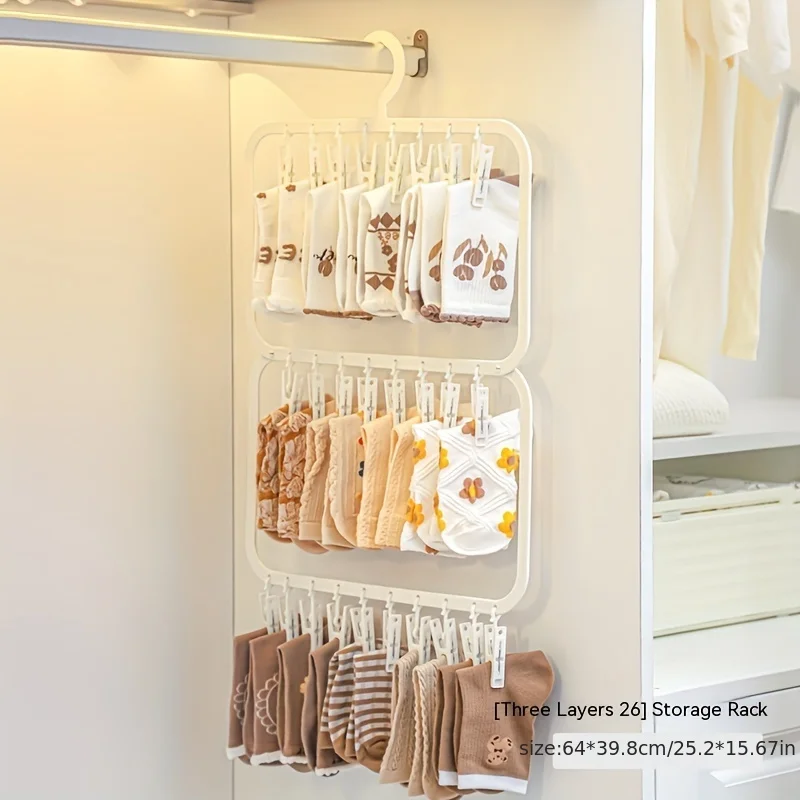 Baby Clothing Hangers - Huishoudelijke multi-clip babyhanger, droogrek voor baby-