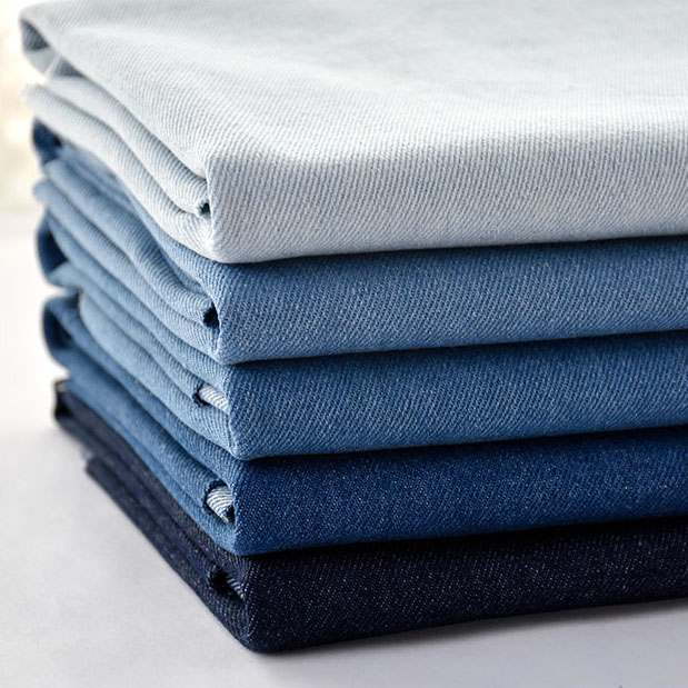 Baby Clothing Wash - 50*150 cm Gewassen Denim Stoffen Puur