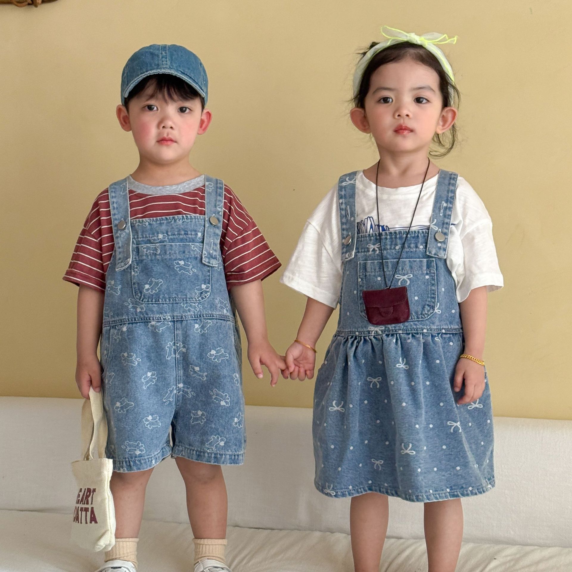 Baby Overall Denim - 2026 Zomer Nieuwe Kinderen Denim Overalls