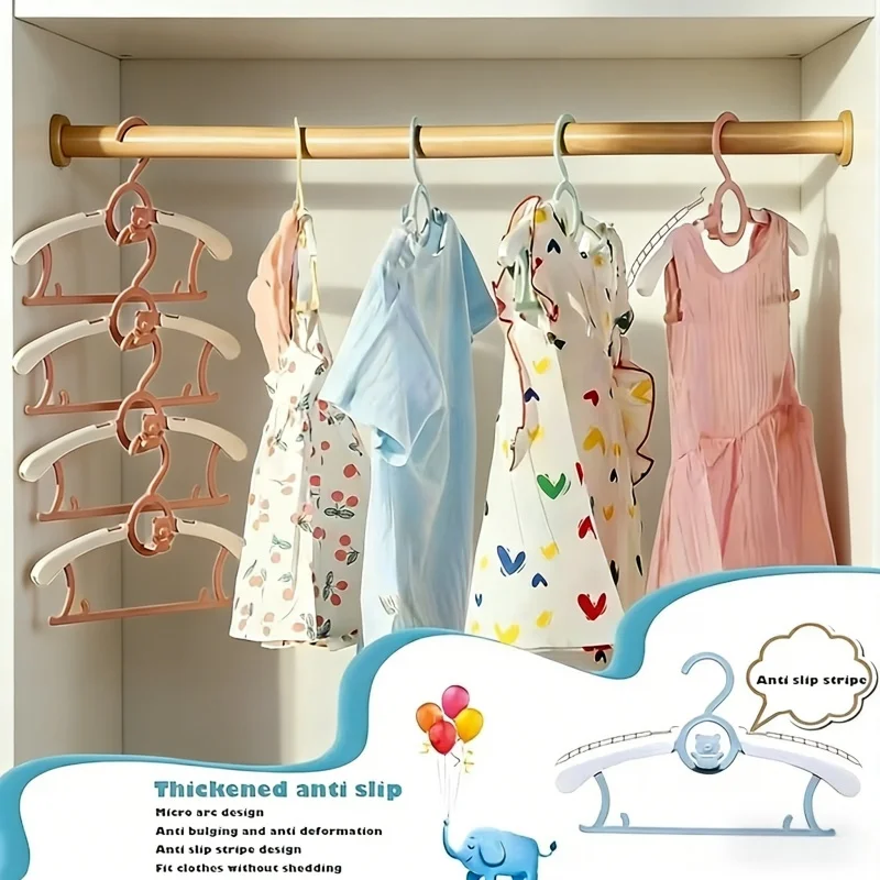 Baby Clothing Hangers - 30 stuks PP plastic babykledinghangers intrekbaar