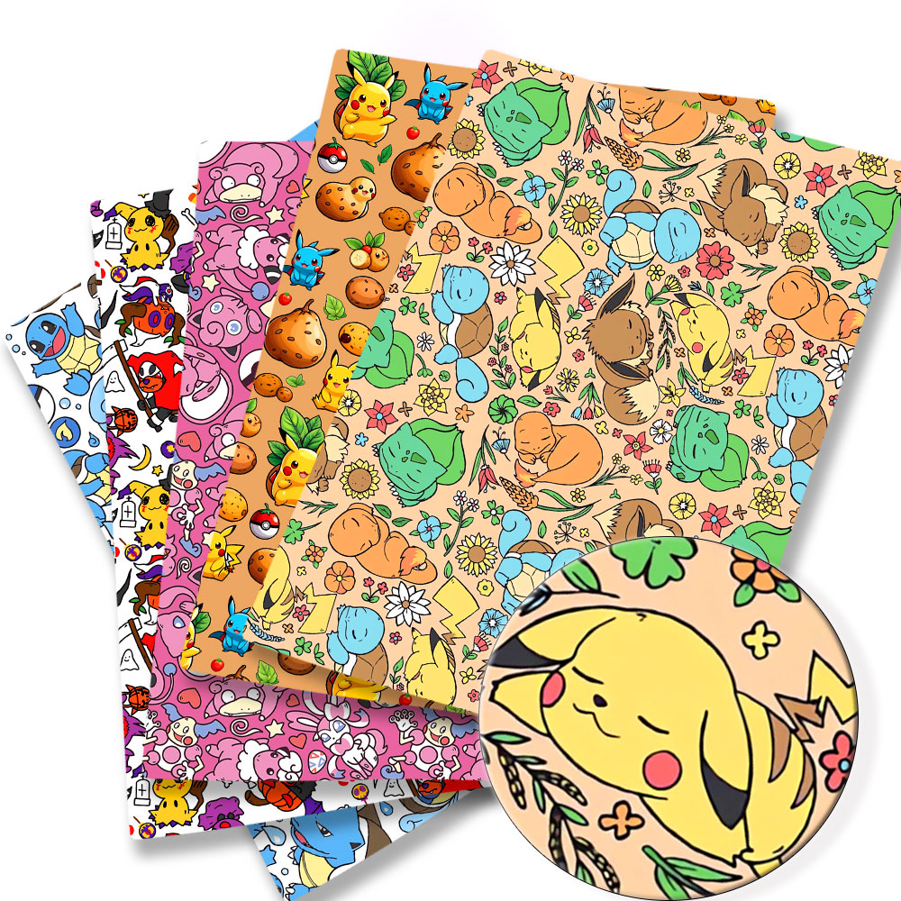 Baby Clothing Fabric - Pokemon Cartoon Fabric140*50cm Handgemaakte Naaien Patchwork