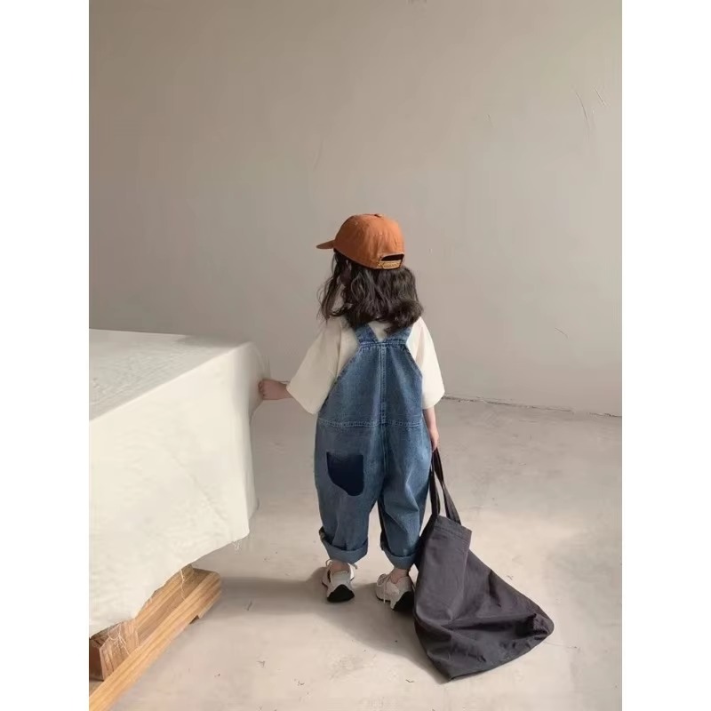 Unisex kinderjeanspak babyjong - Baby Overall Denim recensie en prijs