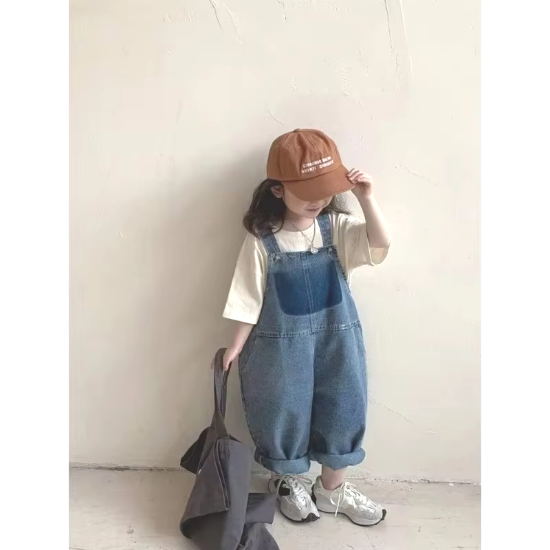 Unisex kinderjeanspak babyjong - Baby Overall Denim recensie en prijs