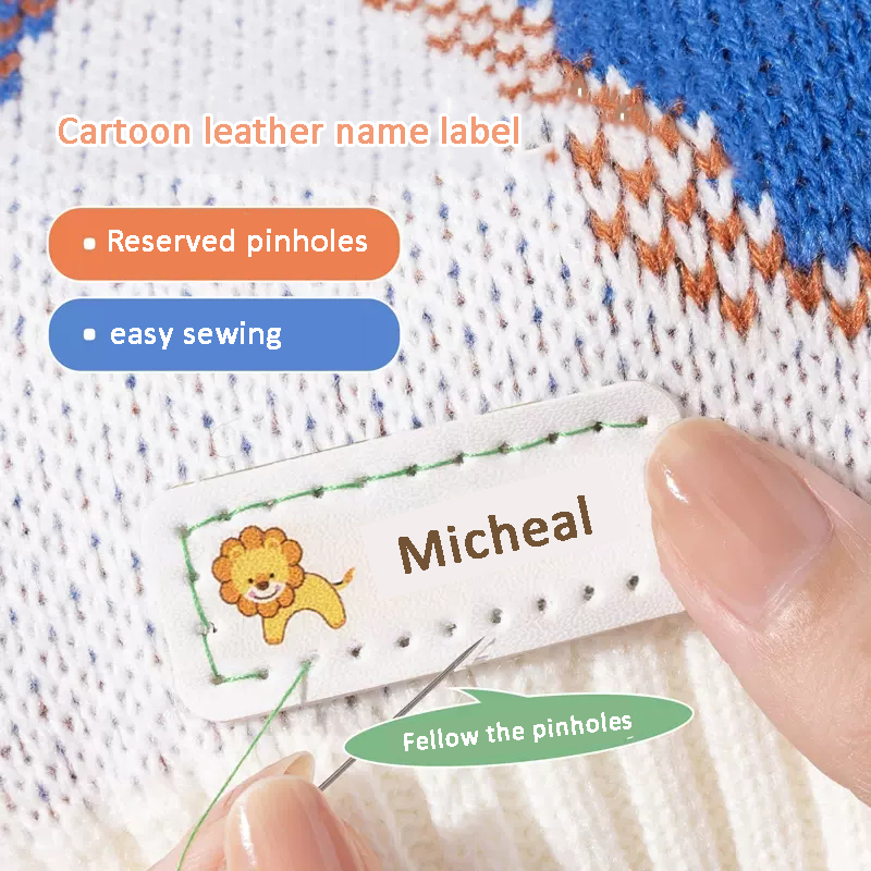 Op maat gemaakte lederen laser - Baby Clothing Names recensie en prijs