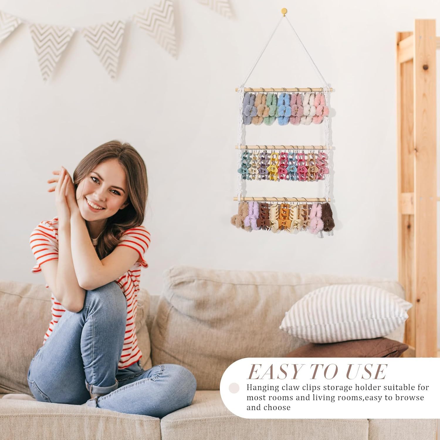 Macrame muur opknoping Boho ho - Baby Clothing Hangers recensie en prijs