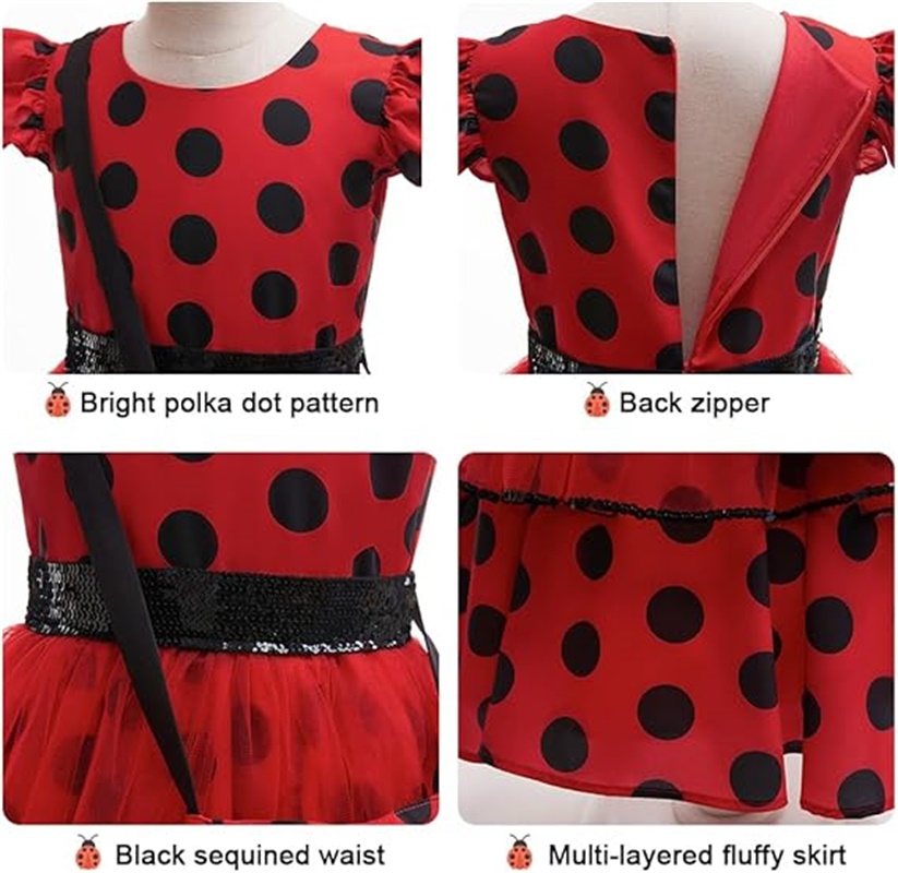 Meisjes Cosplay Kostuum Polka  - Baby Clothing Size recensie en prijs