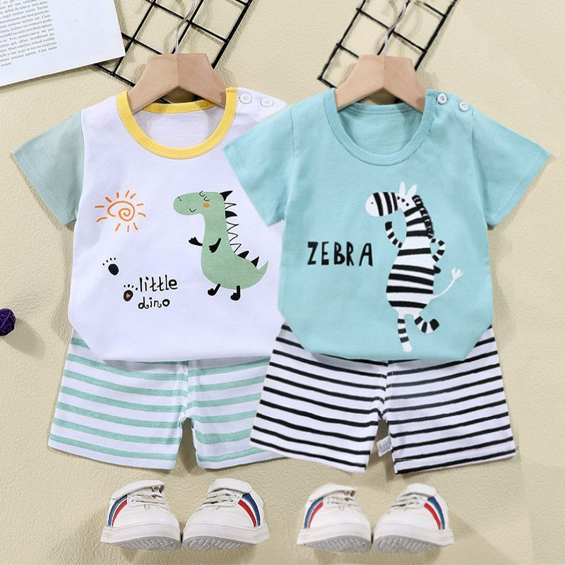 Katoen Tees + Shorts 2-delige  - Baby Clothing Bundles recensie en prijs