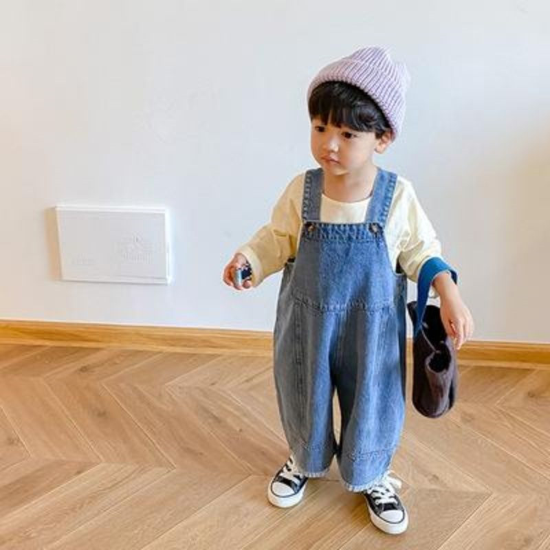 Herfst Nieuwe Kinderen Losse W - Baby Overall Denim recensie en prijs