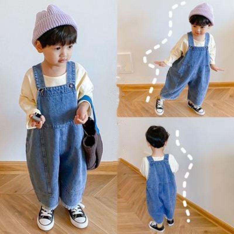Herfst Nieuwe Kinderen Losse W - Baby Overall Denim recensie en prijs