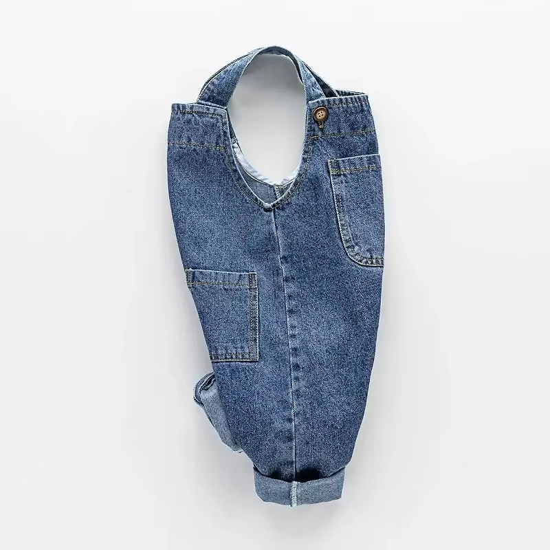 Lente en herfst nieuwe kindere - Baby Overall Denim recensie en prijs