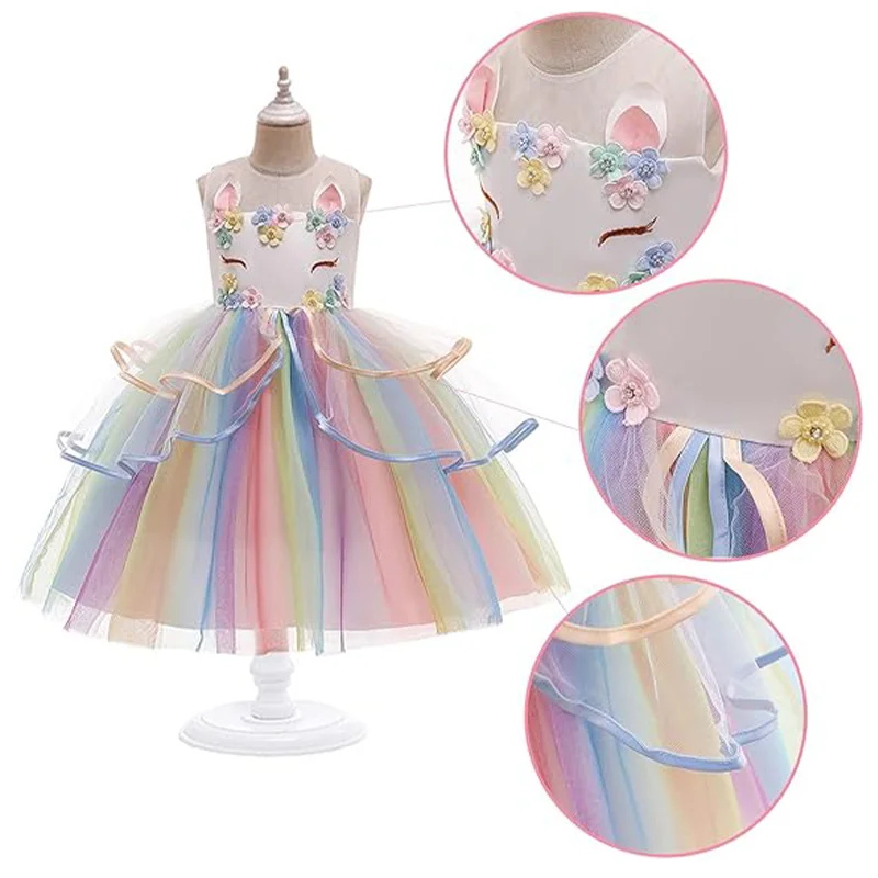 Eenhoorn prinsessenjurk voor k - Baby Clothing Size recensie en prijs