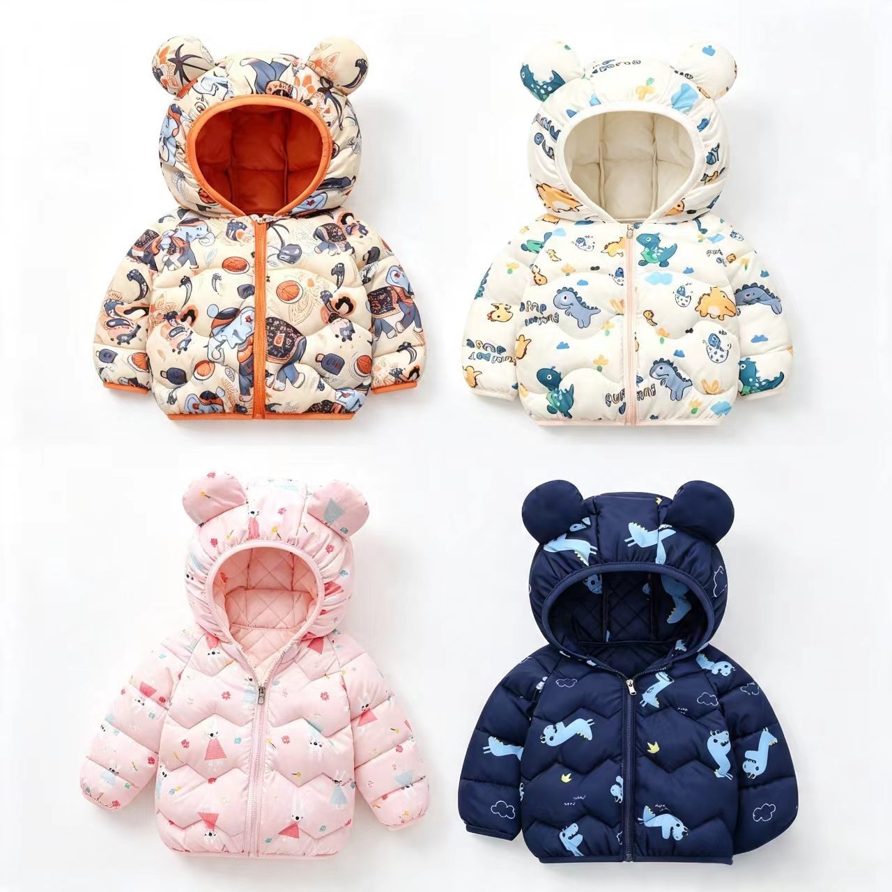 Kinderjas Baby Cartoon Jas Jon - Baby Clothing Zip recensie en prijs