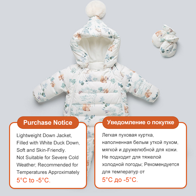 Ircomll warme overall witte ee - Baby Clothing Zip recensie en prijs