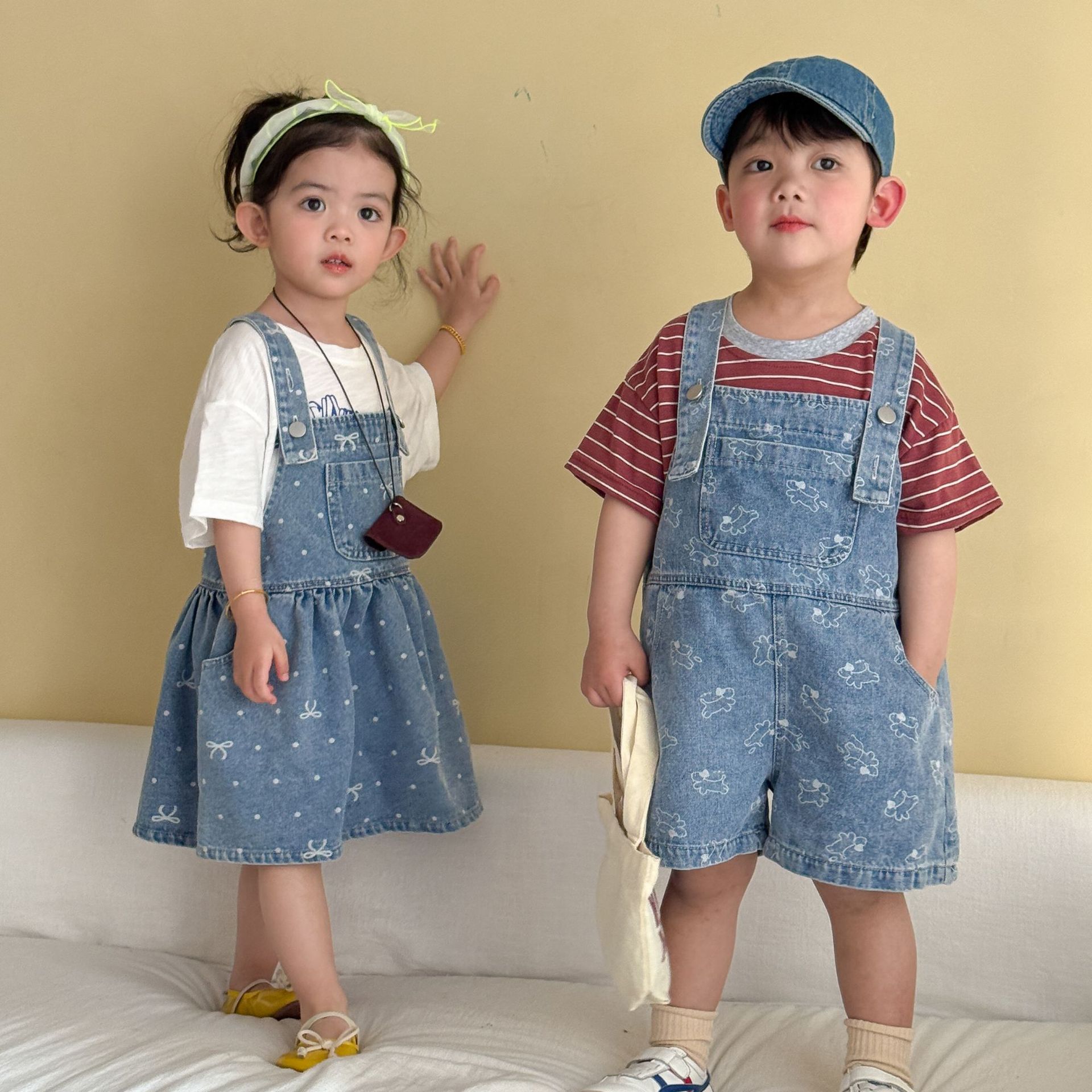 2026 Zomer Nieuwe Kinderen Den - Baby Overall Denim recensie en prijs