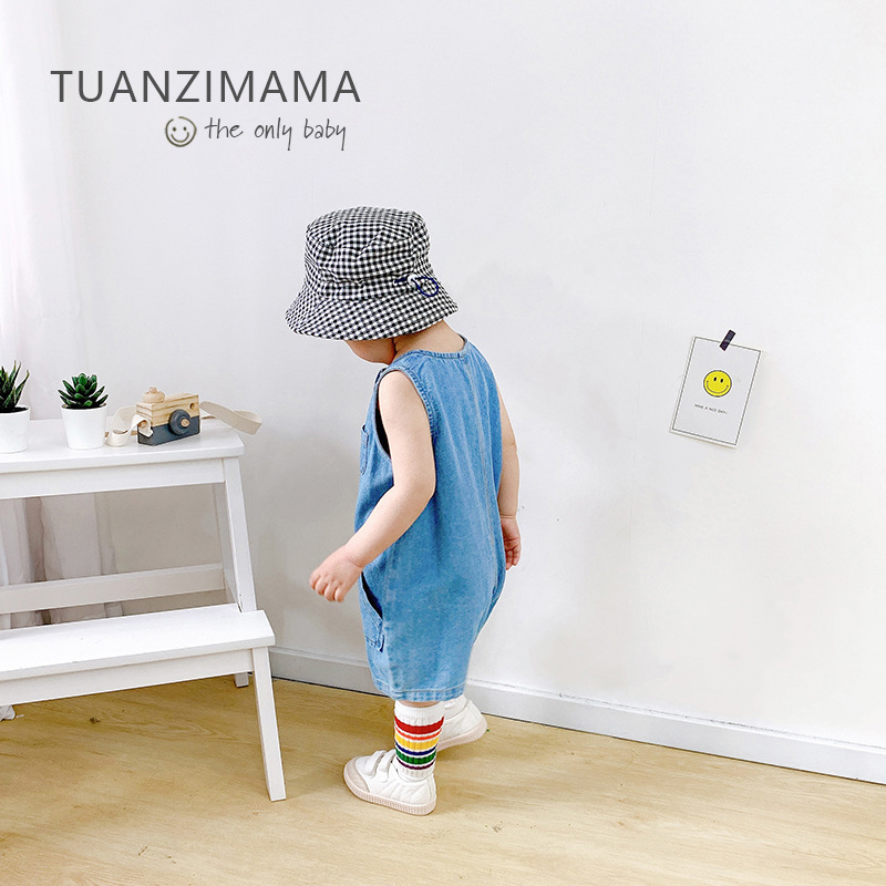 2026 Zomer Koreaanse stijl mou - Baby Overall Denim recensie en prijs